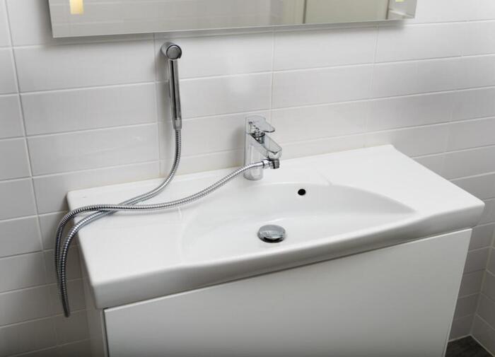 Bidé- & tvättställsdusch Krom Gelia 